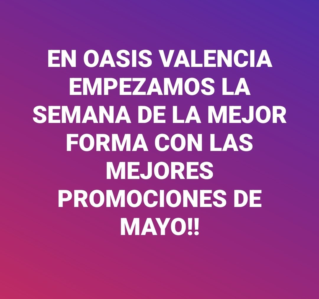 OasisValencia tweet media