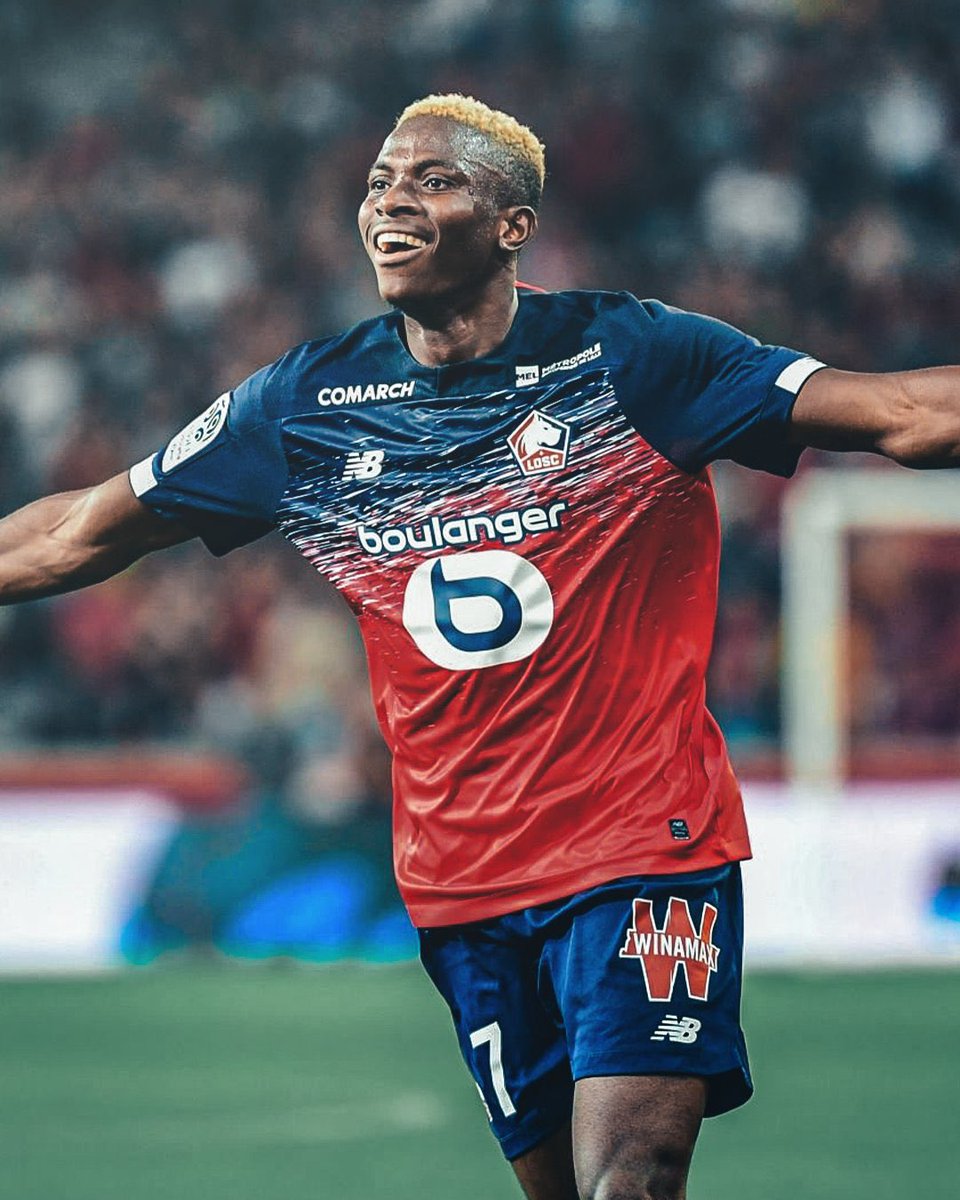 Richkidd_89's tweet photo. Ligue 1 has consistently been celebrating every single Victor Osimhen's achievement since he left the league, from Napoli to Galatasaray to even in the UEFA Champions League, this is one of the reasons I love the league. They didn't forget the legend who scored a brace on his debut in their league!  @Ligue1_ENG 🙏🏾🇫🇷
