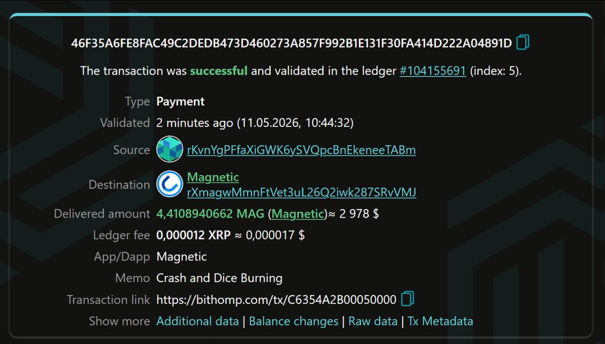 Magnetic X tweet media