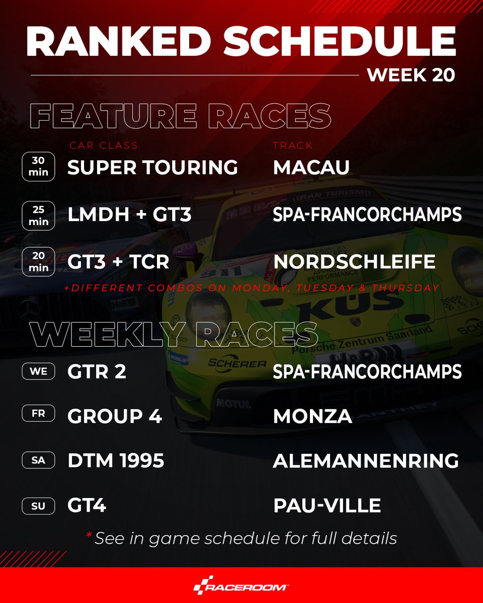 RaceRoom tweet media