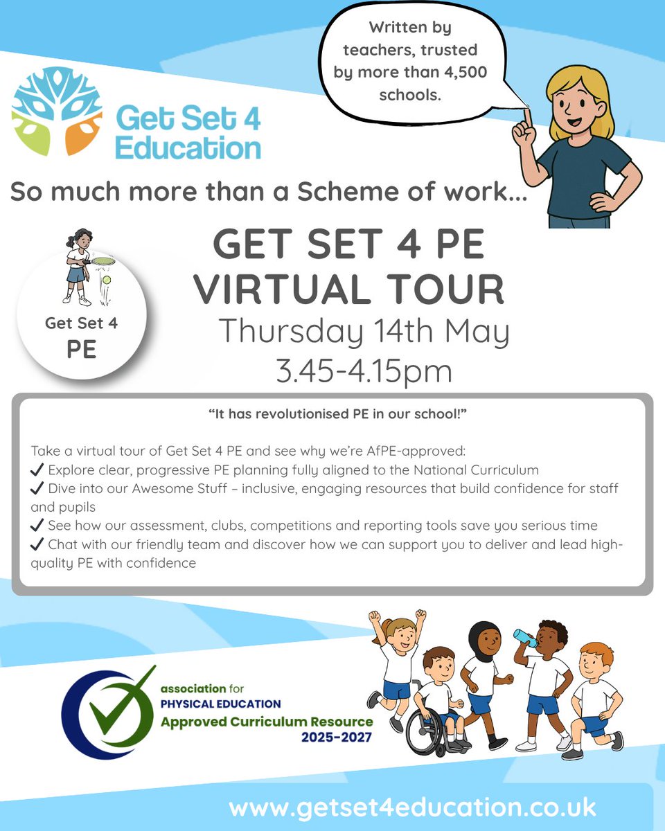 Get Set 4 Education tweet media