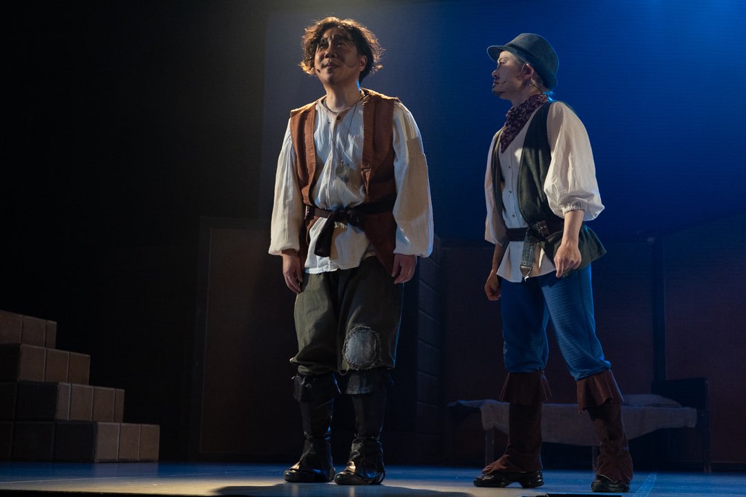 higashisayaka's tweet photo. 西鉄ホール提携公演🔔
#ノートルダム物語 
無事に終演しました。

ご来場いただいたお客様、キャストの皆さん、裏で支えてくださったスタッフの方々、西鉄ホール関係者の方々、本当に本当に有難うございました‼️

あっという間に、幸せな時間が過ぎ去ってしまいました。終演後もまだ心が温かい余韻に包まれています。想像以上の景色を見ることができ、胸がいっぱいです。

これからも、私が演じるアルセーヌ君と共に、たくさんの出会いと景色を見ていきたいと思います。
そして、この作品がもっと多くの方の心に届いていくことを願っています。