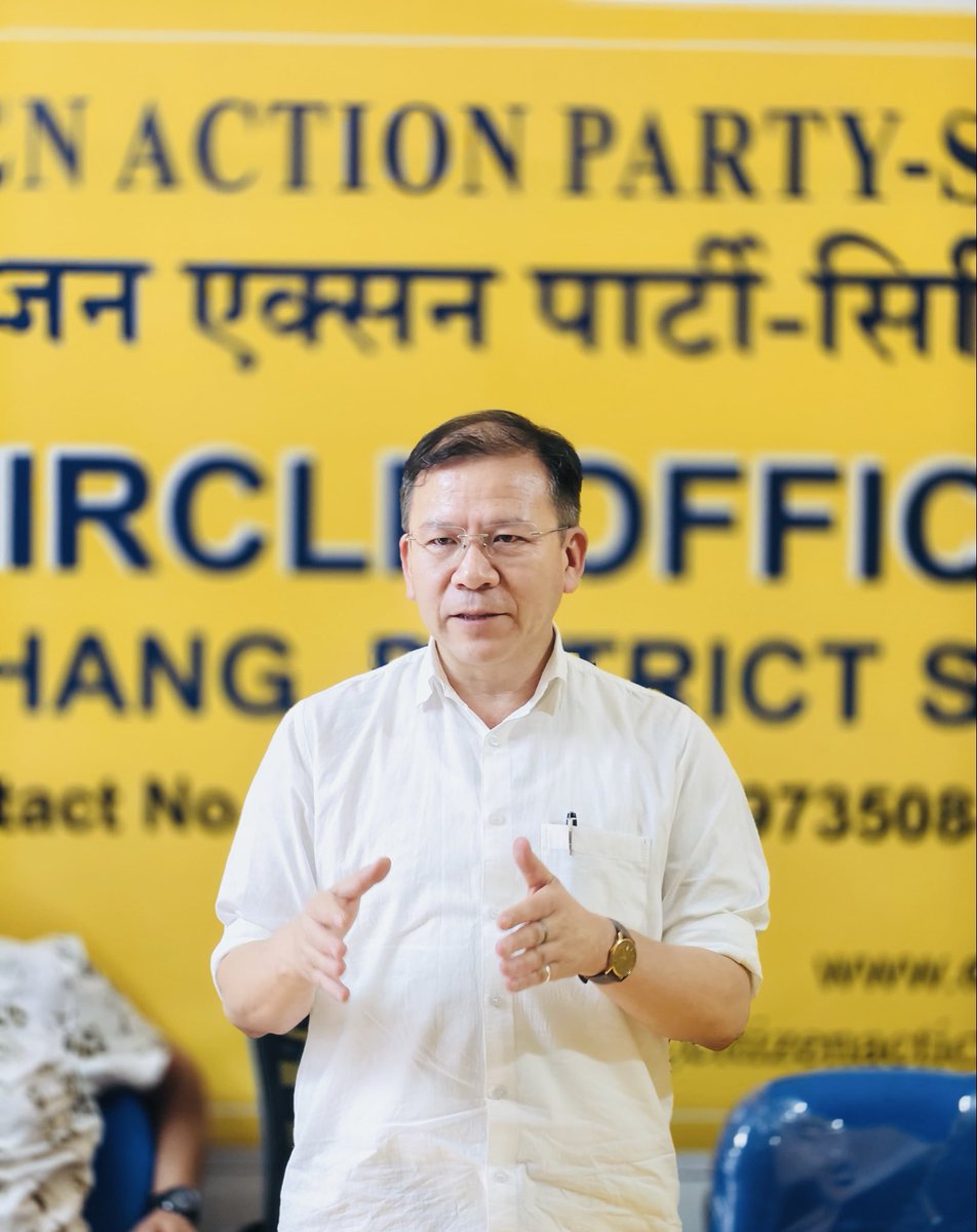 capsikkim2023's tweet photo. Coordination meeting for Geyzing &amp; Soreng Districts at Jorethang Circle Office with party leaders and representatives. Strengthening the organisation and moving forward with a shared vision for Sikkim.

#CAPSikkim #Sikkim https://t.co/kSEB2PXFXM
