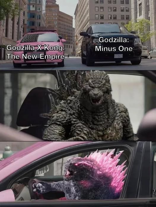 kaijugamer2000's tweet photo. going out today so I'm gonna leave this Godzilla Meme on your timeline https://t.co/sQ14PsGgqF