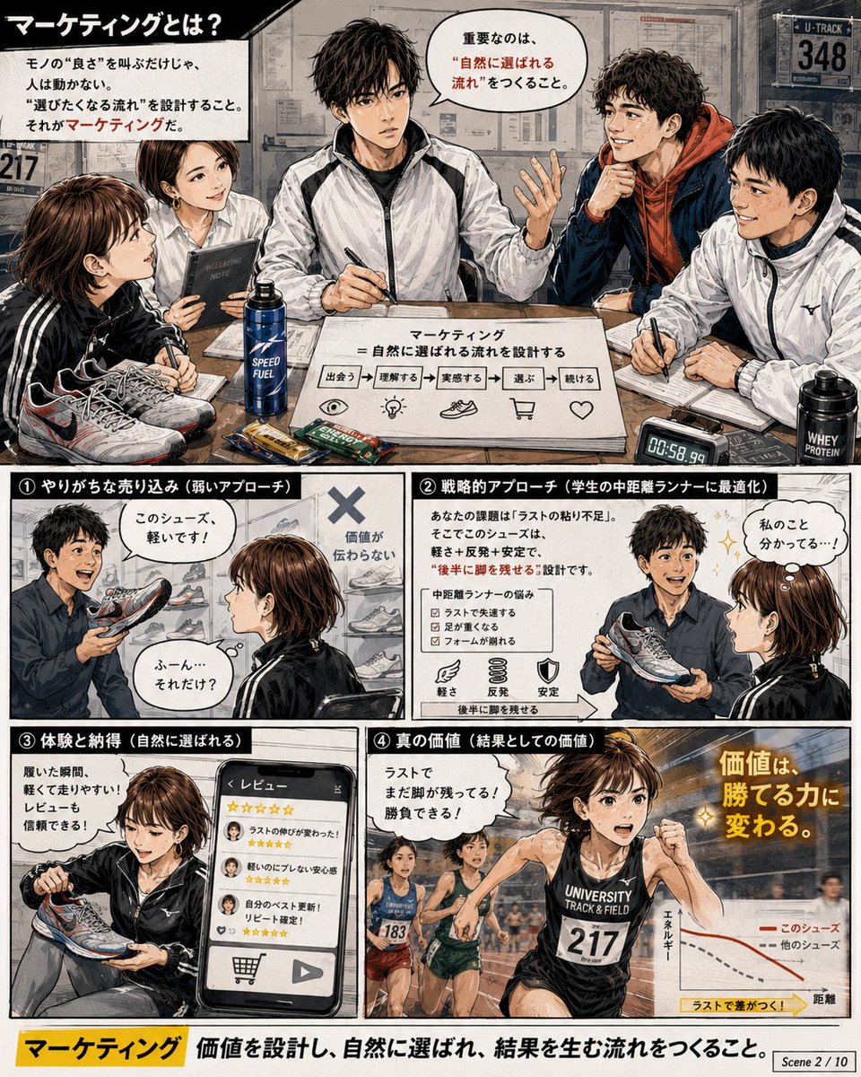 positaku's tweet photo. インターンのために、マーケティングを勉強するための勉強資料を作りました。良くできているので、社員教育に活用してください。なぜか、陸上競技にも詳しくなるかもしれません。

▼ 社会人1年目がまず知っておくべきマーケティング用語200
https://t.co/typ1AMraBT https://t.co/vIL9t6uwxw