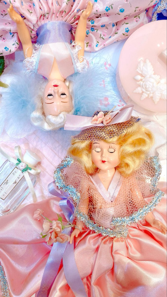 1950's Romantic Shelf Doll- 飾り棚にそっと飾って楽しむために生まれ