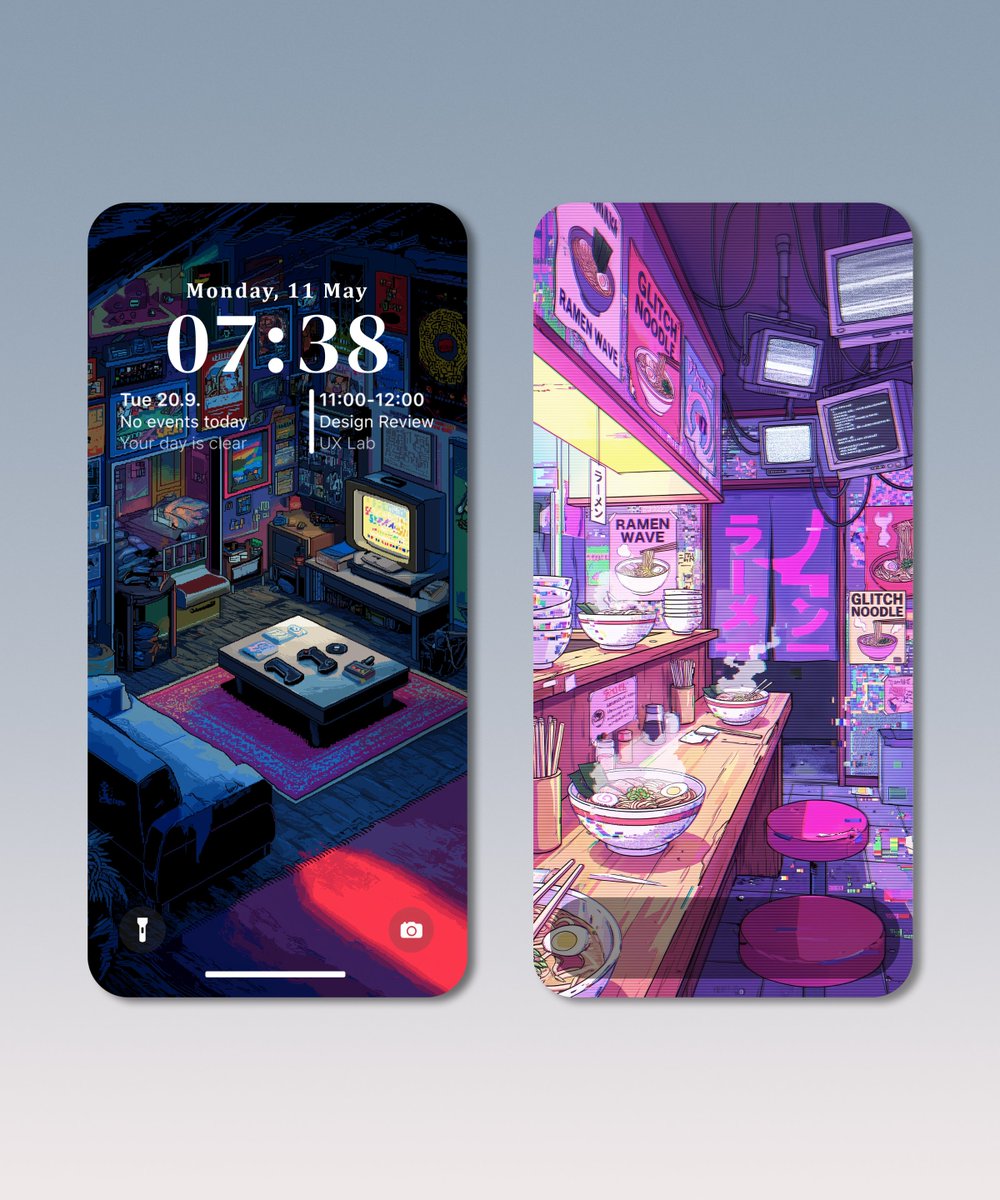 Eryth_Studio's tweet photo. Retro Background ✨ https://t.co/wneGLTdegL