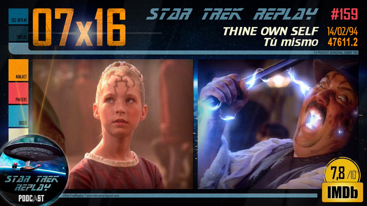 StarTrekReplay's tweet photo. Un Data desmemoriado es el monstruo bondadoso que entabla amistad con una niña, pero que por error envenena radioactivamente a una comunidad victoriana en ‘Thine Own Self’.
https://t.co/glFKzW28FY https://t.co/7DFL1q67ph