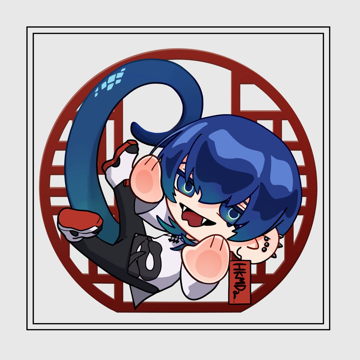 「【ご依頼】SDイラスト 先日告知をRTさせていただきましたが、袴田律巴様(リプツ」|talavaのイラスト
