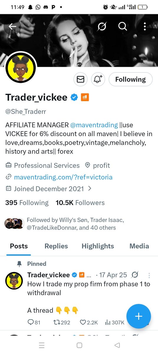 PipsShe51216's tweet photo. @Fznation01 @Maventrading @She_Traderr @Mmaa_trades @diaa_tr3des @KingdomS27966 @Only1ChessyKing @0nomeChris 

Done, sir. https://t.co/LkFI5cEcBX