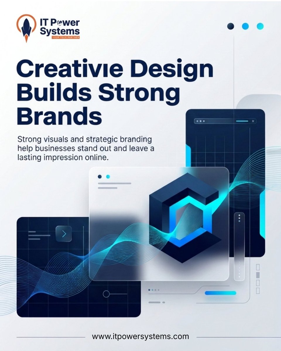 itpowersystems's tweet photo. Creative design builds brands people remember.
Bold visuals and smart branding help your business stand out online.

#CreativeDesign #Branding #GraphicDesign #DigitalBranding #WebDesign #BrandIdentity #BusinessGrowth #DesignInspiration #ITPowerSystems #CreativeMarketing https://t.co/7T7n3WzAjF