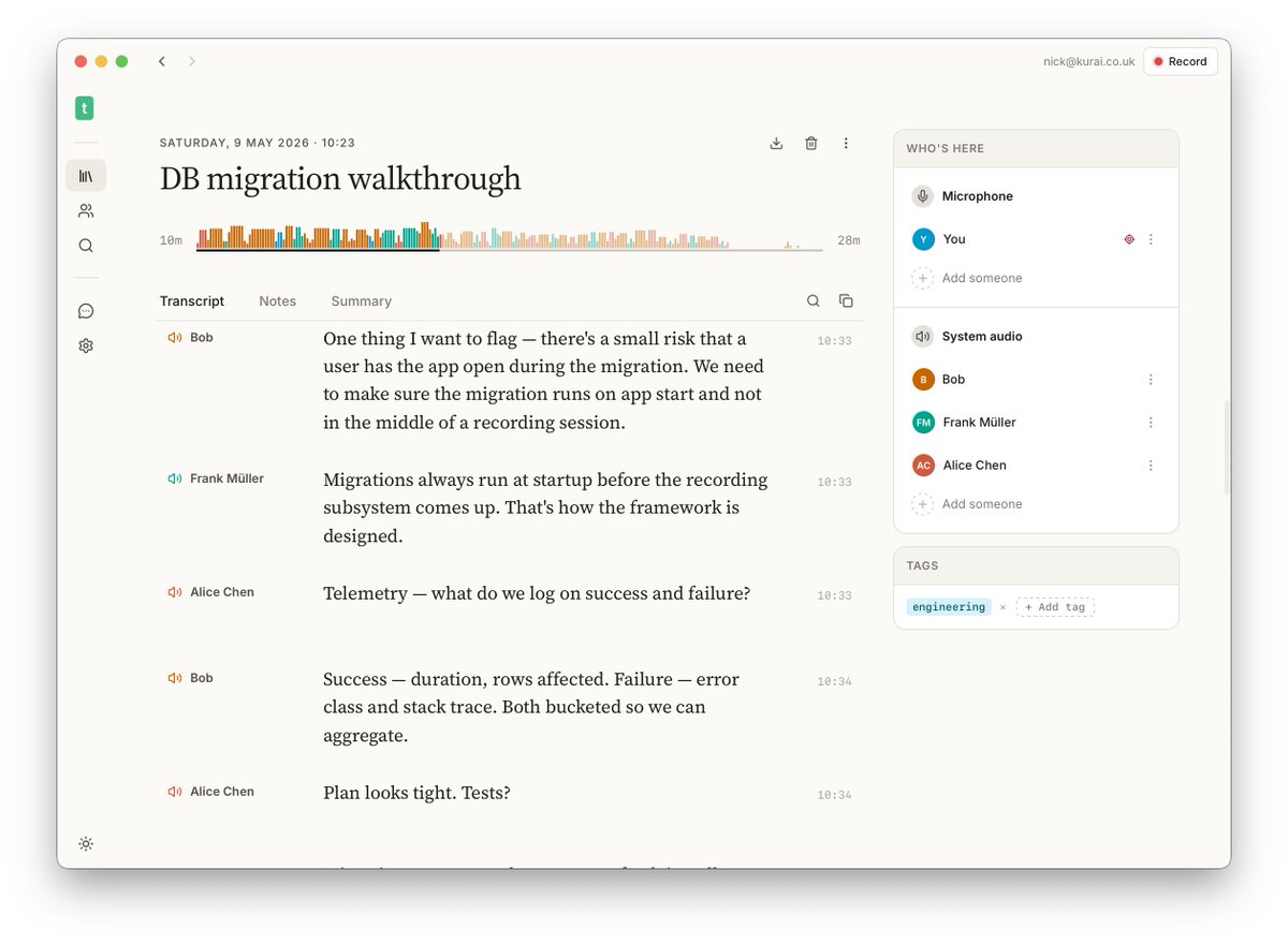 talatapp's tweet photo. v0.11.0 is out, and since we were too busy to announce v0.10.0 properly, let's do that too: hellooo new design!

There's too much to cover in a single tweet, but you can read the details over at https://t.co/L5zSV2ETgJ, and take a look at some of the updated screenshots below 👇 https://t.co/eSR06l023M