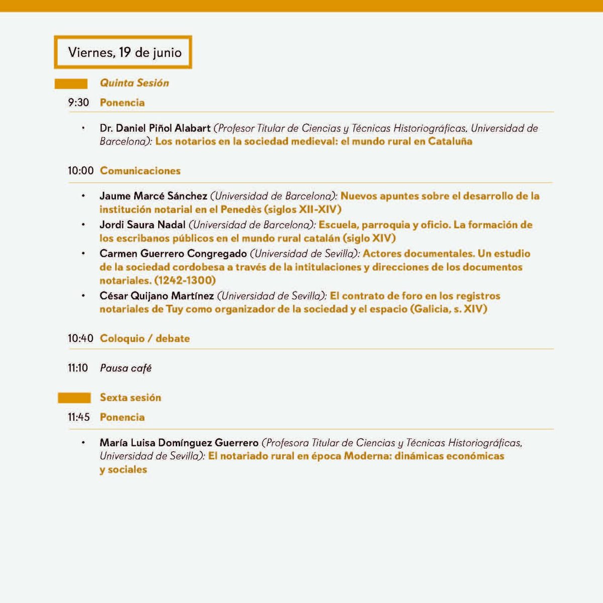 Sociedad Española CCyTTHH tweet media