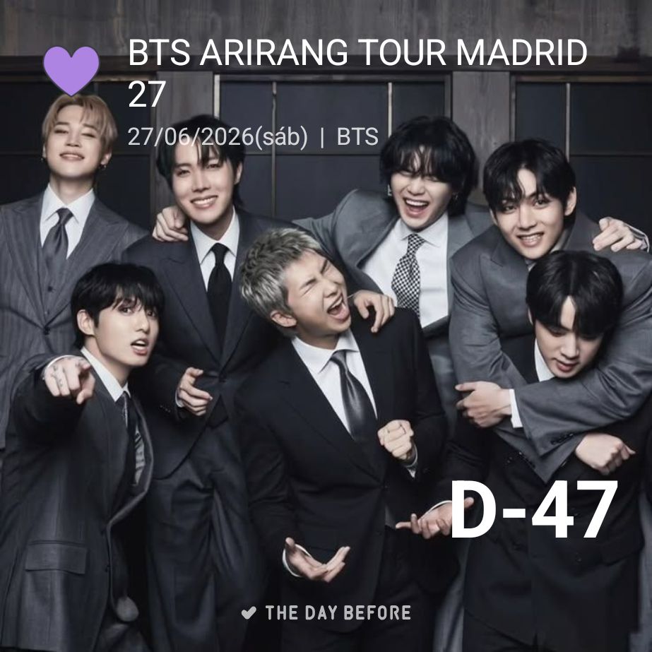 YOONGO VA A VER A BTS๐ช๐ฆ โ
ARIRANG TOUR โโโ tweet media