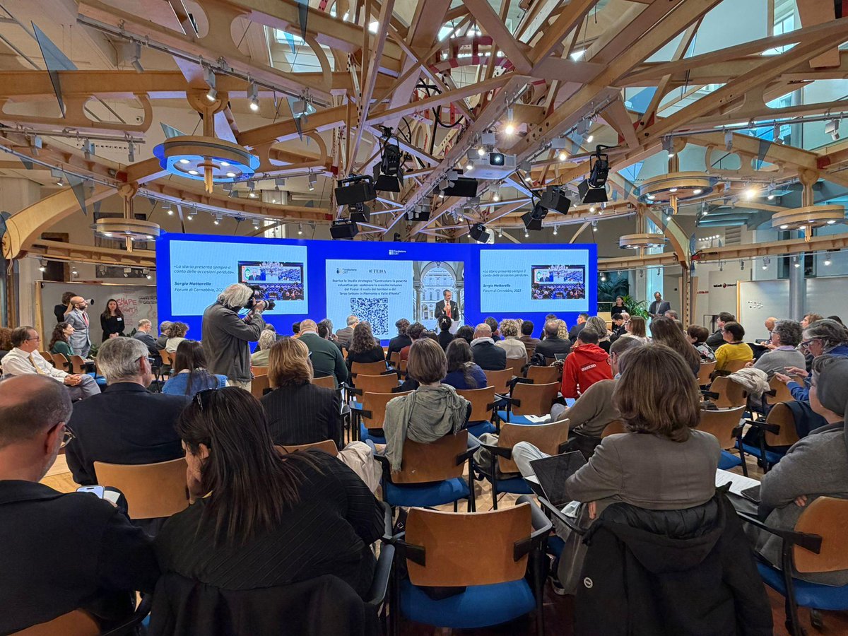 Ambrosetti_'s tweet photo. Oggi partecipiamo all'evento #SaloneOff “Contrastare la povertà educativa per sostenere la crescita inclusiva del Paese: il ruolo dei territori e del terzo settore”, ospitato da @FondazioneCRT a Torino. @ValerioDeMolli presenta uno studio a cura di #TEHA e della Fondazione https://t.co/eyWD7o33Dx