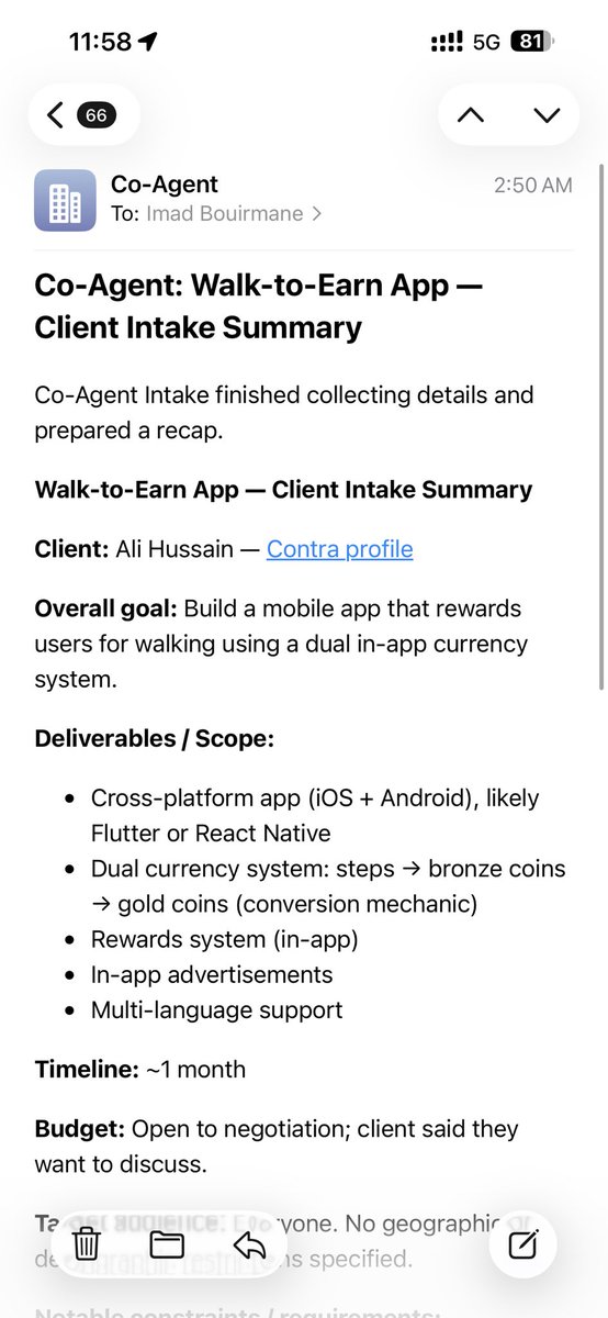 imaddhin's tweet photo. Start using Co-Agent by @contra and its incredible 
#ai https://t.co/35S6fe5jau