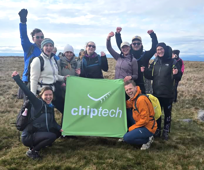 ChiptechUK's tweet photo. Congratulations to Team Chiptech who completed the Lancashire 5 Peaks Challenge on Saturday 🎉🥾

A superb effort raising vital funds for BEE Adventures and their Young People's Suicide Prevention programme 💚

Find our more here: https://t.co/Oev5jgifxh

#TeamChiptech https://t.co/T2a4gx76le