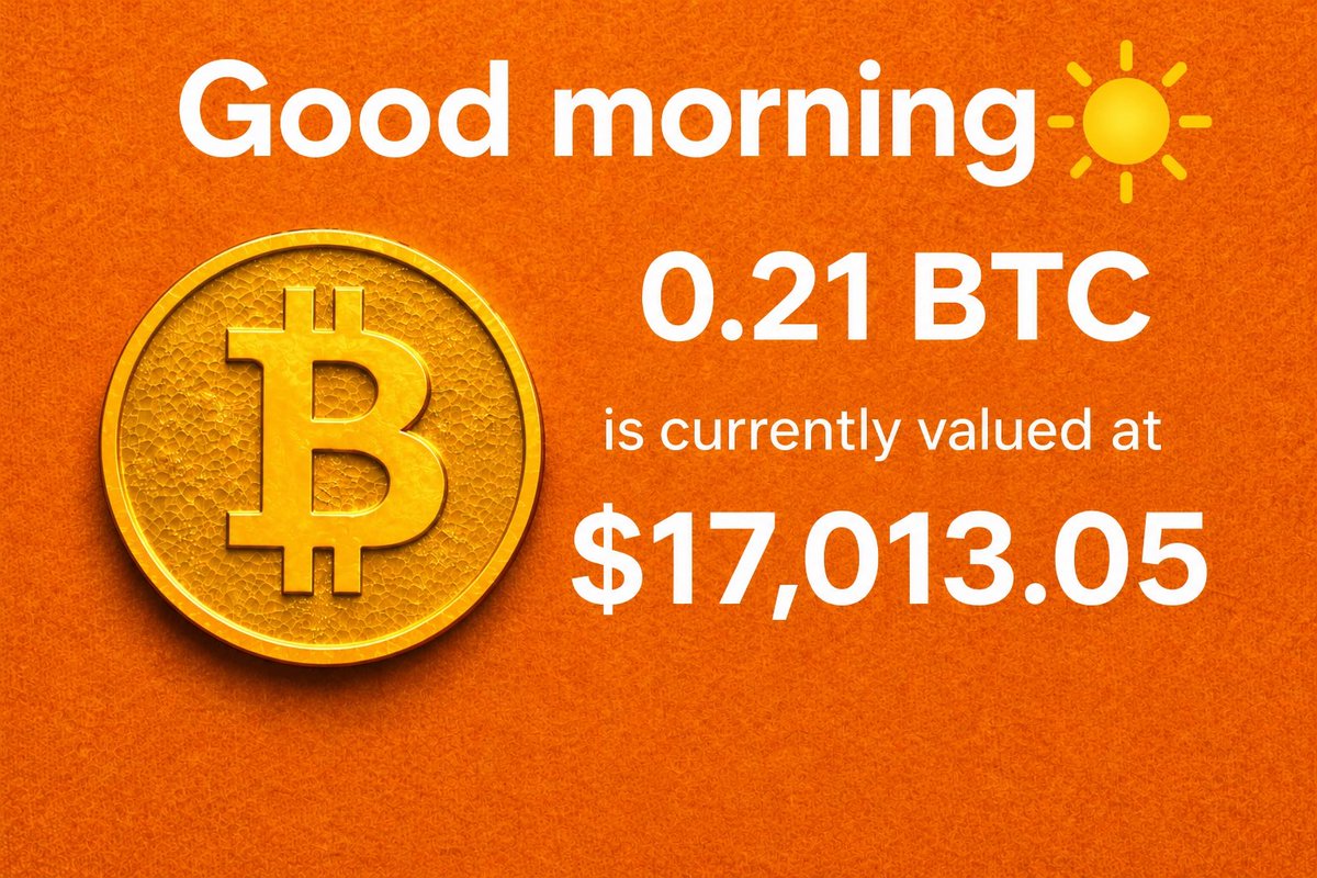 Steadfast_Forge's tweet photo. 0.21 #Bitcoin https://t.co/RIeoHkVOT1