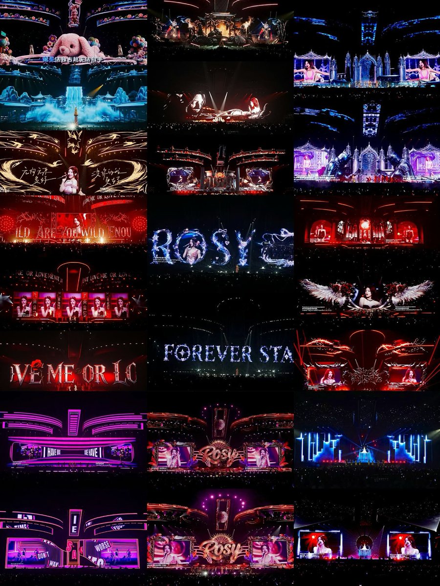 rosyholp's tweet photo. WHAT DO YOU MEAN every stage backdrop at Lusi’s concert looked THIS gorgeous??? https://t.co/qMw2tq5DPj