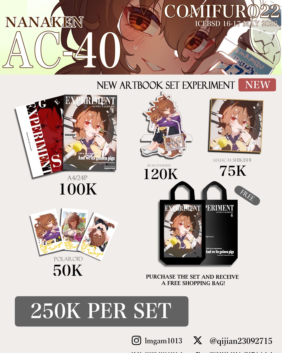 NANAKEN | Comifuro22 AC-40 tweet media