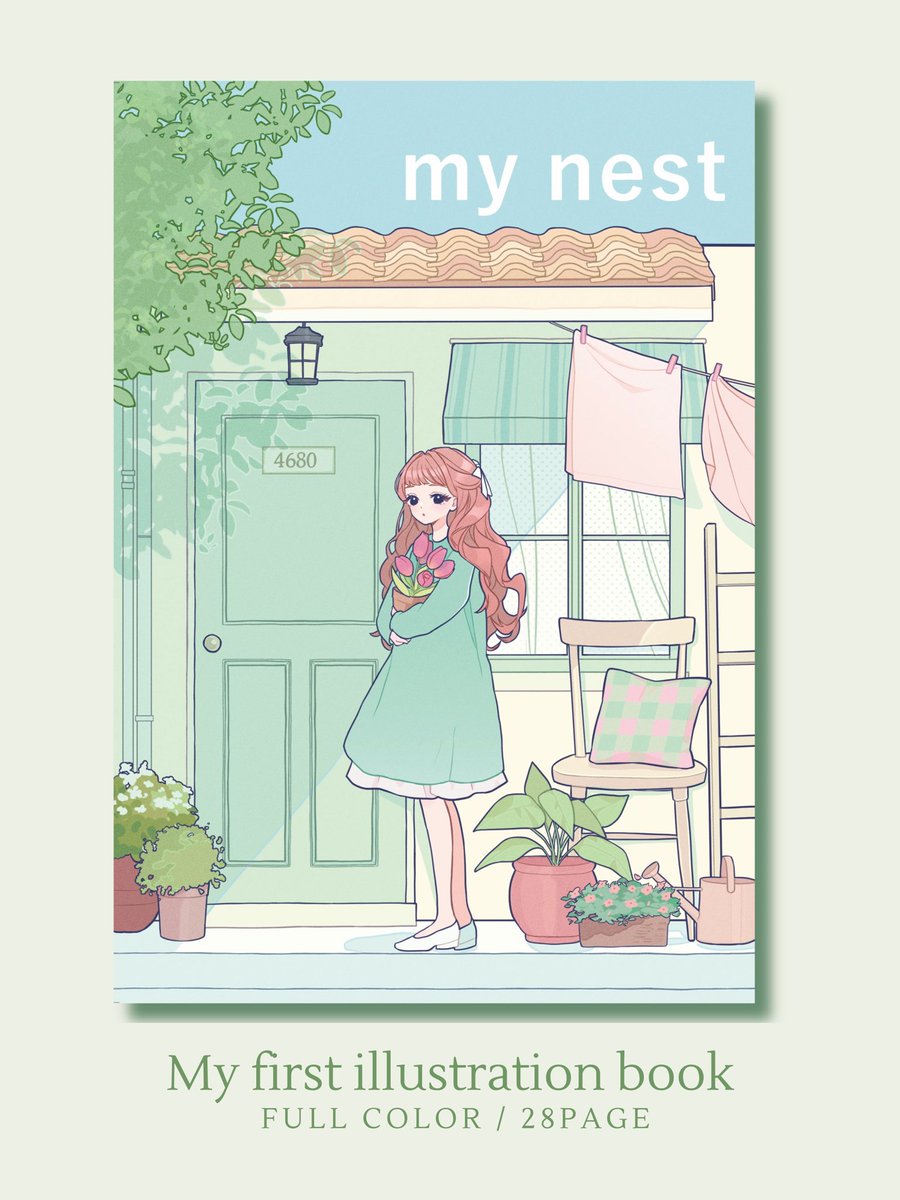 ✴︎ 𝐧𝐞𝐰 𝐠𝐨𝐨𝐝𝐬 ✴︎ イラスト本【MY NEST】 A5 / 28P