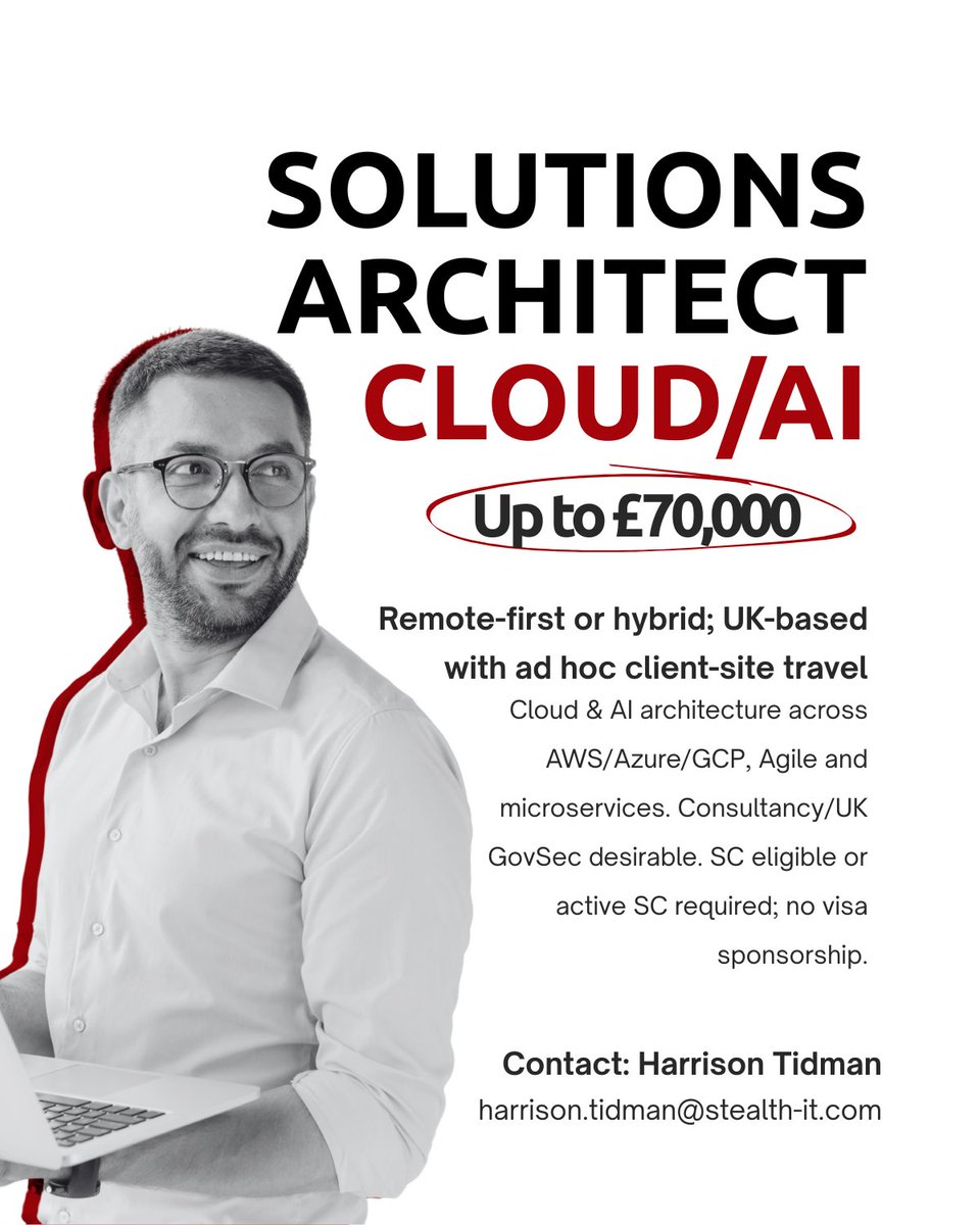 StealthIT's tweet photo. Who’s looking for their next move? 🙋‍♂️

If you're considering your next step in tech, we've got opportunities across engineering, cloud, AI, mobile and infrastructure. Swipe for a snapshot of what's in the market right now 👉 https://t.co/Wkq6c2TvtP