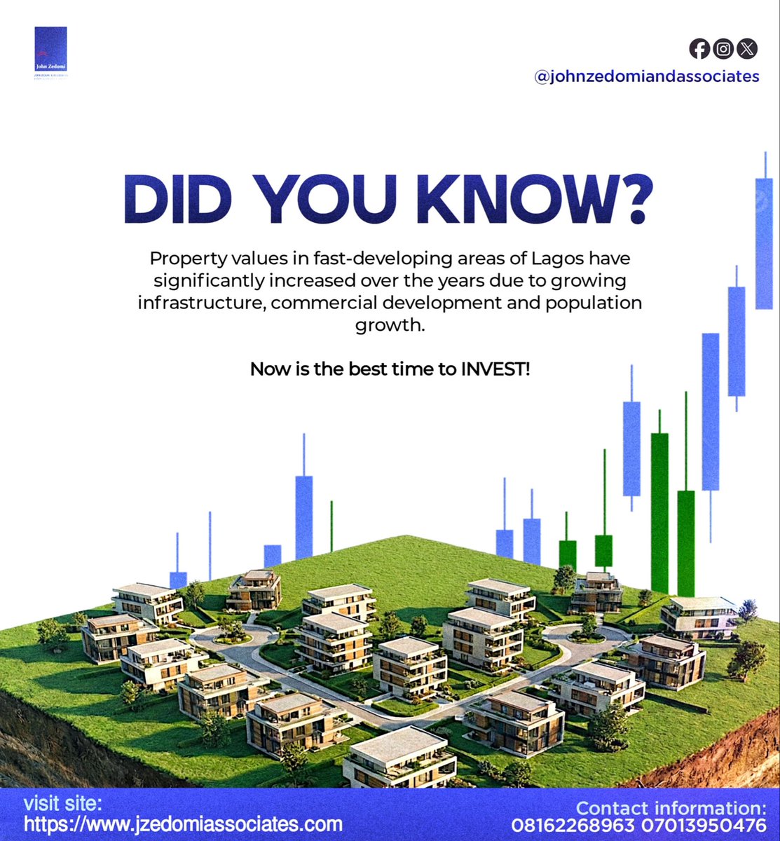 JohnZedomi's tweet photo. Lagos is not slowing down anytime soon!

Every new road, bridge, estate and commercial hub is quietly pushing property values higher than ever before. https://t.co/aXdvi7NEld