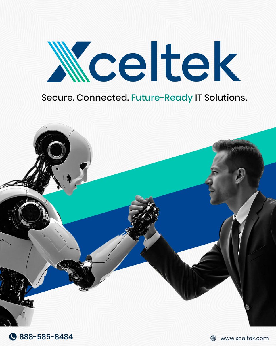 xceltek's tweet photo. Smarter IT starts with the right technology partner. 
📩 Connect with us and power your business with smarter IT solutions
📞 Call now: 888-585-8484
https://t.co/Vbk2jYSbws | info@xceltek.com
#Xceltek #ITSolutions #ManagedIT #CyberSecurity #CloudHosting #BusinessTechnology #Tulsa https://t.co/5tDgkVgkeX