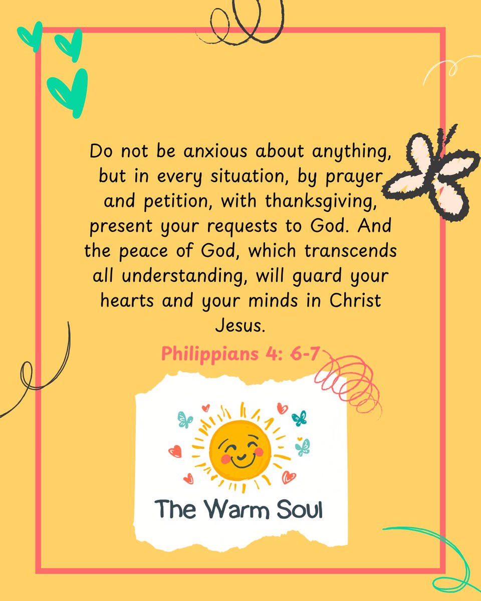 TheWarmSoul's tweet photo. Meet Betty. ☀️
She ends up at the refrigerator every night — not because she is hungry but because the anxiety about money is too loud.
Philippians 4:6-7 has something to say about that.
Her story is coming soon. 💛
#TheWarmSoul #EmotionalEating #FaithAndAnxiety https://t.co/WV77ed5GQI