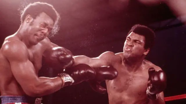 abr14ab's tweet photo. Two shots that capture the greatest fight of the twentieth century. https://t.co/wQUVtyrLa1