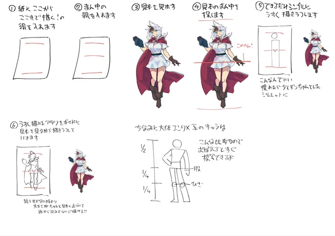 模写してると紙からはみでちゃうよ〜💦
というお悩みをよく聞くのでカンタンな対処法をまとめました!✏️ 