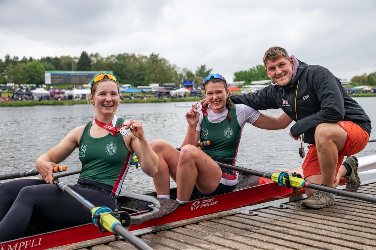 MattMoleSTART's tweet photo. Fantastic to see Yorkshire PDA athletes  at @BUCSsport Regatta

Big highlight was a 🥈in the W 2x  for Jess and Louise who learned to row through the British Rowing PDA

Proud to be supporting all the pda  athletes as a coach and to see their hard work continuing to pay off https://t.co/fc9IsZ1p2e