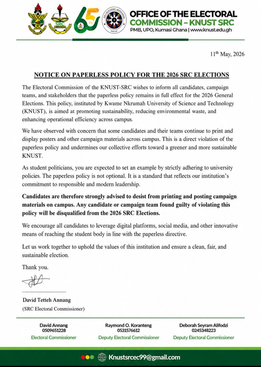 KNUST SRC. tweet media