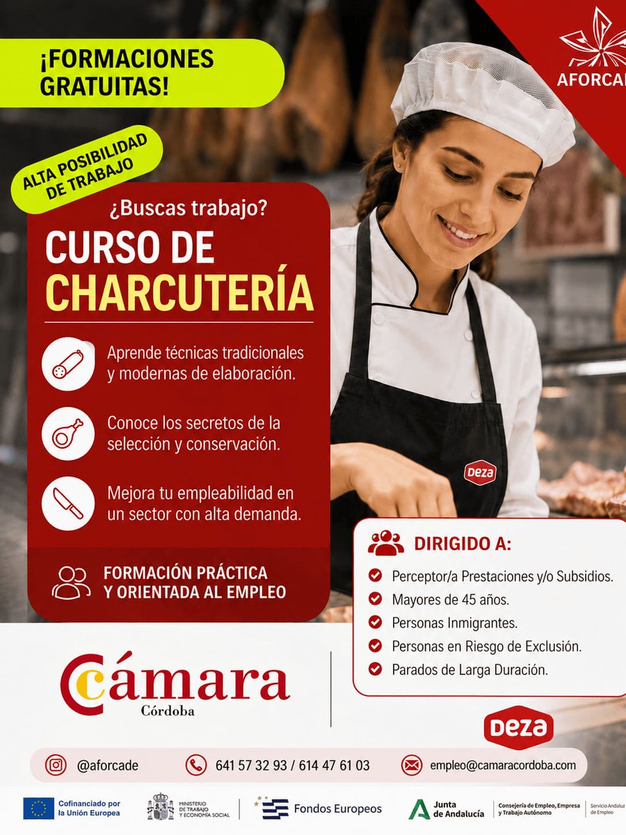 camaraemplea's tweet photo. Fórmate GRATIS con DEZA y mejora tus opciones de empleo https://t.co/4jgotmVL4c @camaraofcordoba https://t.co/DreZ3wNXG9