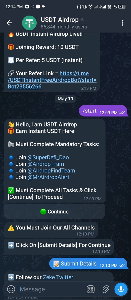 AvdallahhTech's tweet photo. @SuperDefi_Dao @pudgypenguins Let's massively report their accounts both telegram channels and their x account. https://t.co/3yDGR59RUg
