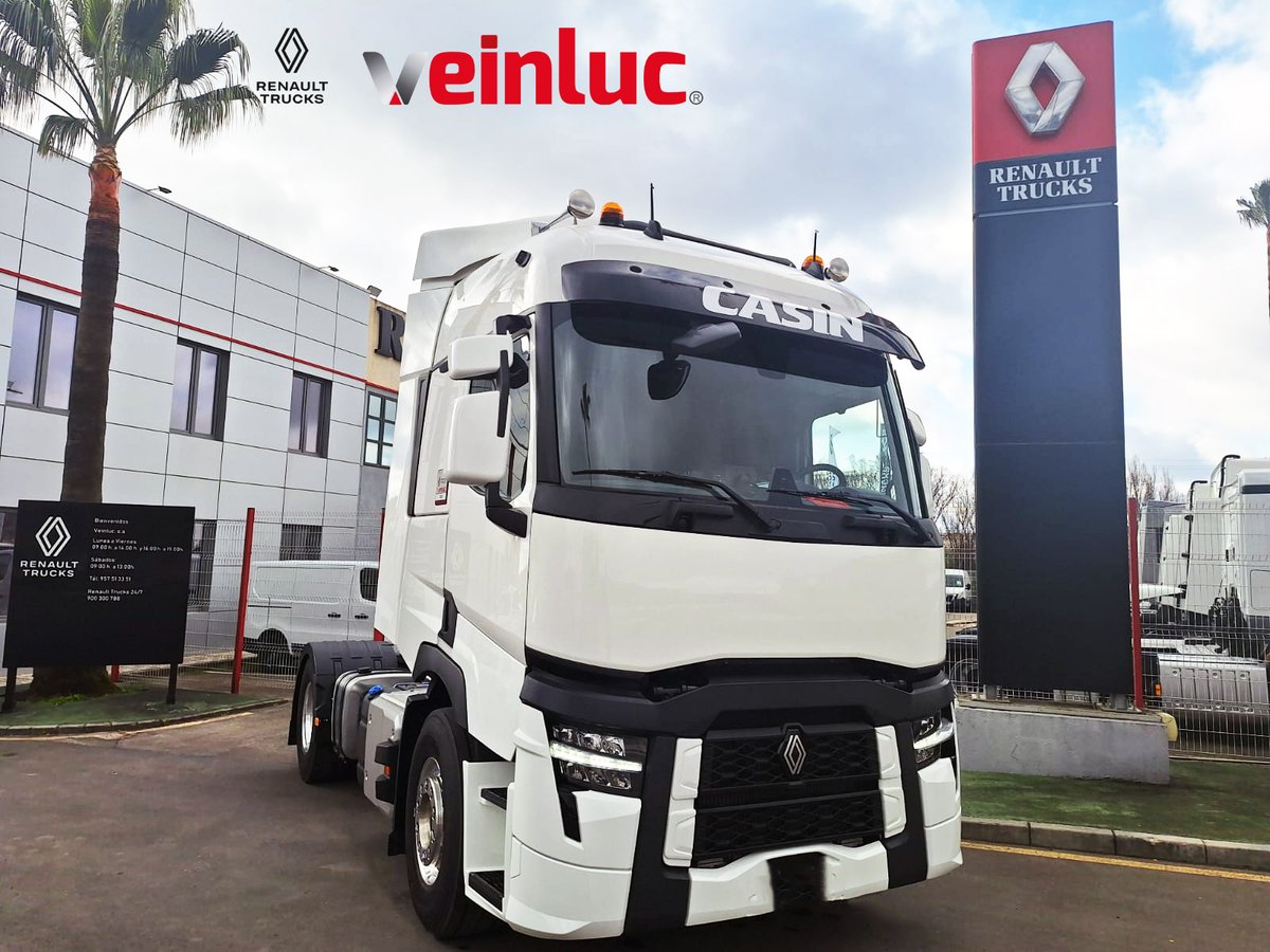 VEINLUC's tweet photo. 👉 🅽🆄🅴🆅🅰 🅴🅽🆃🆁🅴🅶🅰👈

Queremos felicitar a 𝗖𝗮𝘀í𝗻 𝗲 𝗛𝗶𝗷𝗼𝘀 𝗦𝗟, clientes de confianza de #Veinluc, por la nueva incorporación a su flota: Este impresionante Renault Trucks 𝗧 𝟱𝟮𝟬 𝗦𝗹𝗲𝗲𝗽𝗲𝗿 𝗖𝗮𝗯.💯

Gracias !!!!! https://t.co/6tM6oYvTny