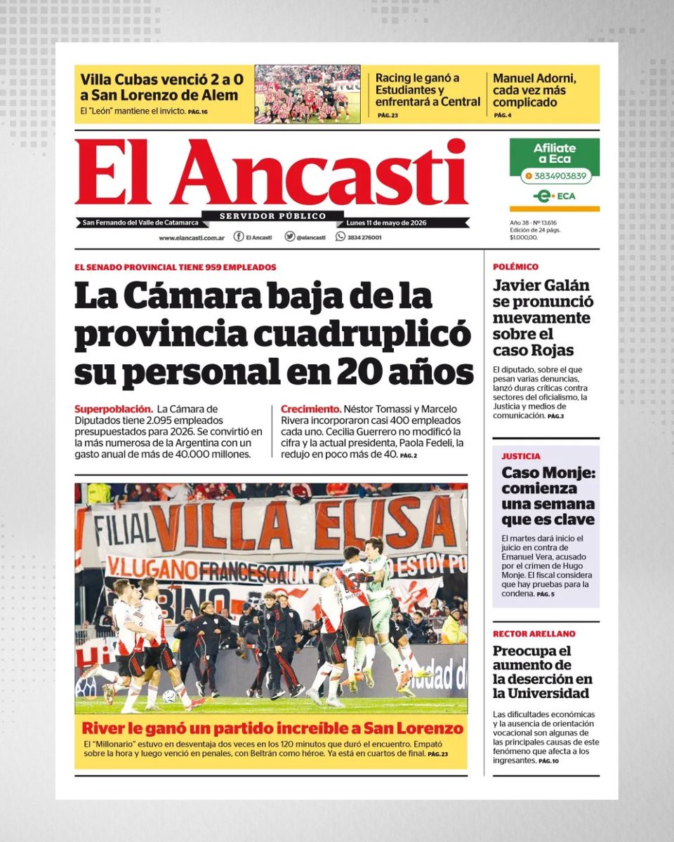 El Ancasti tweet media