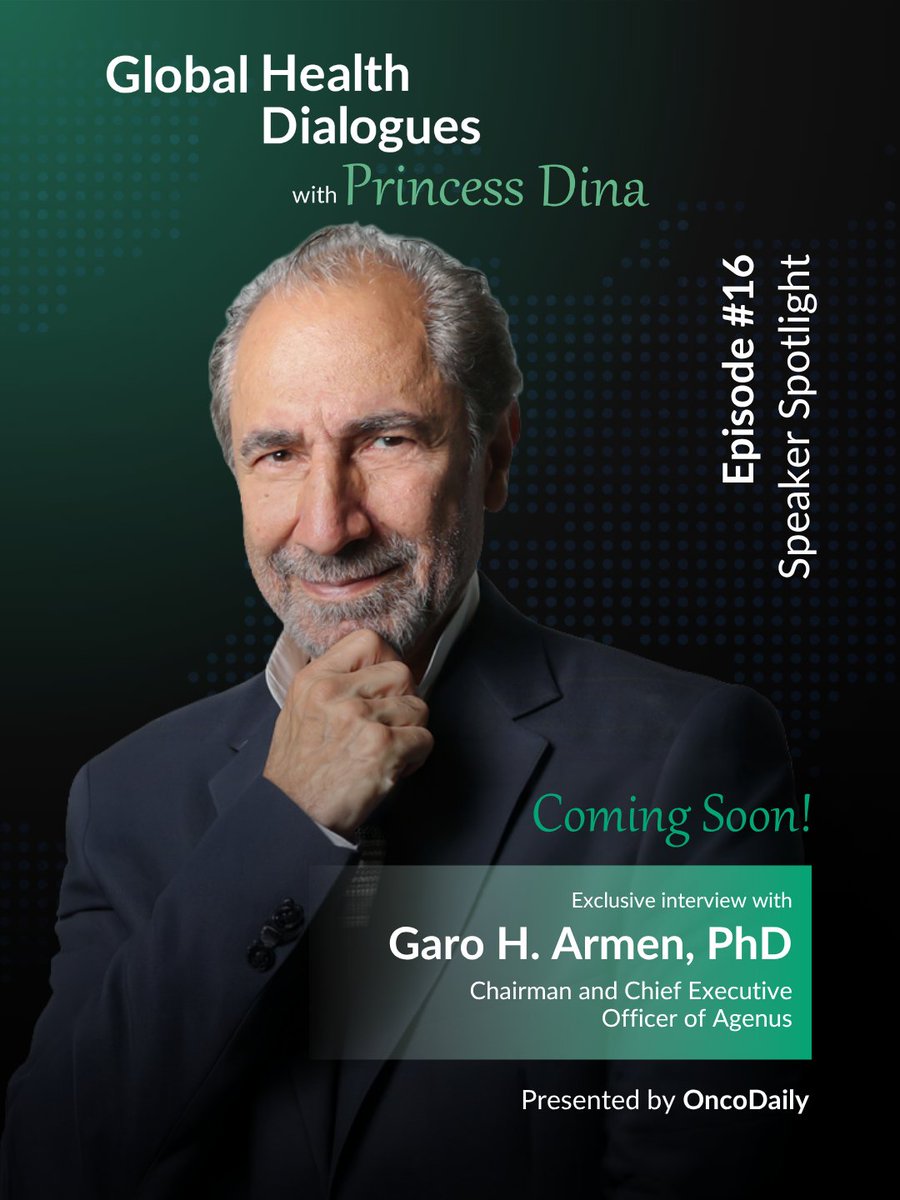 🎙️ Speaker Spotlight: Dr. Garo H. Armen

A new episode coming soon on Global Health Dialogues with Princess Dina <a href="/ghdwpd/">Global Health Dialogues with Princess Dina</a>.

This week, Princess Dina sits down with Dr. Garo Armen is an Armenian-American scientist, entrepreneur, and philanthropist, whose career spans more than