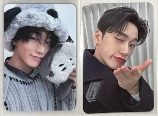 forgcfwon's tweet photo. wtt lft ateez pc ph

have: assorted ateez pob (left pic)
want: any san / seonghwa pob

- prio: snoopy san &amp; chu equivalent (right pic)
- check alt for details!
- reply/dm your offers!

trade willing looking for photocard pre order benefit hongjoong jongho yunho mingi wts https://t.co/WJvEZGXgxL