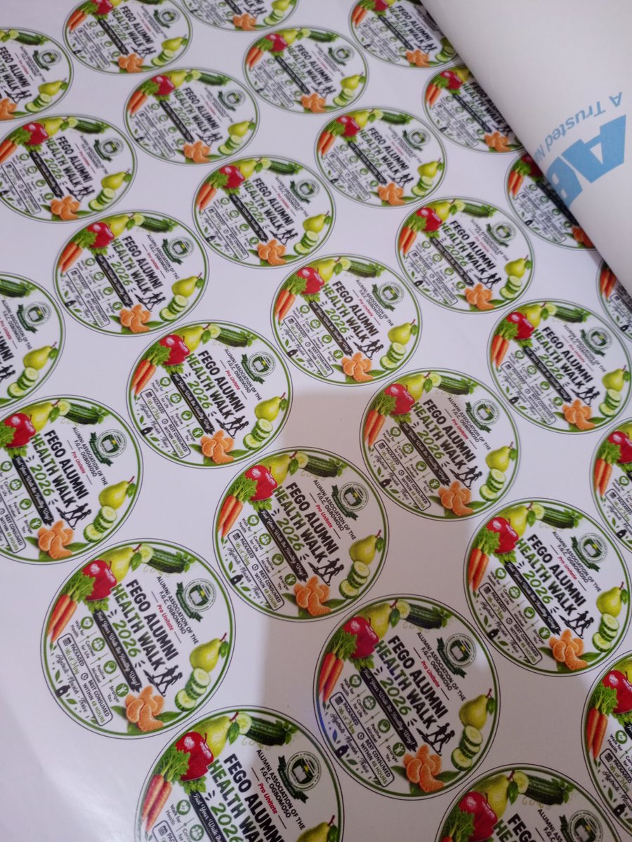AboderinJoshua's tweet photo. Sunrise greetings dear Esteemed client 
Contact @hayjay_print  for your rounded Stickers, online printing without Hassle 

WhatsApp: https://t.co/eNDfAKWX2A
                 https://t.co/EVDDorhSM6 https://t.co/M5vE76HNOv