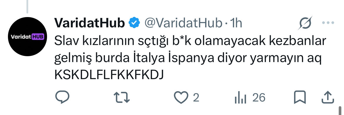 nyxscp's tweet photo. @VaridatHub @Zera477741 yarramın başıyla evlenirsin ezik piç ya hahjaskqh https://t.co/JW2AHz5j1N