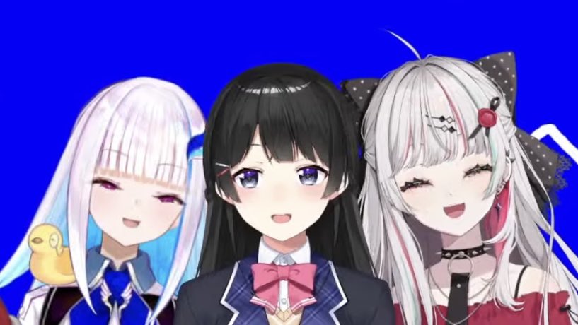 両サイドしっかり陣取ってる美兎チルおもろい