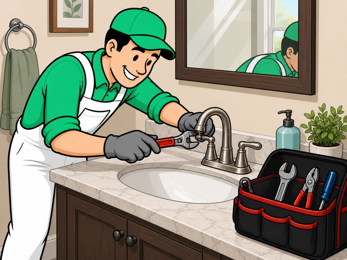 DependableP's tweet photo. Bathroom faucet wouldn't flow at a Burleson home — and the aerator was already clean. Don found calcium buildup inside the faucet body. A disassembly and flush got it running again, no parts replaced.

https://t.co/iJ7XToDiVh

#Burleson #FaucetRepair #SouthDFW https://t.co/qTQfl0LCqT