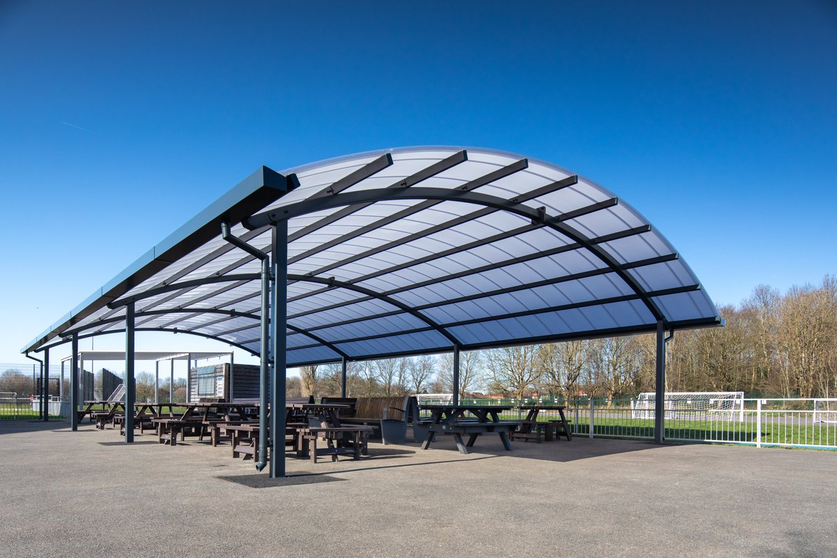 aandslandscape's tweet photo. A&amp;S Landscape has transformed dining at Co-op Academy Manchester! 🍽️

Creating a sheltered space that supports student wellbeing &amp; relieves pressure on the main hall. It’s now a flexible hub for dining, socialising &amp; learning.

Find out more: https://t.co/syJZpTNLFD https://t.co/oDWBYO1Le5