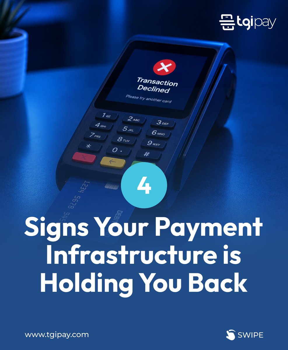 tgipay's tweet photo. When payment systems are inefficient, the impact is not always visible immediately. It shows up in delays, errors, and reduced visibility. Over time, Infrastructure determines performance more than most realize

#fintech #paymenttechnology #financialsystems #digitalfinance https://t.co/BdgzpIfhP0