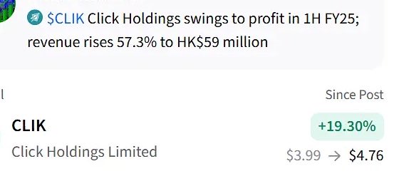 TimmyM34's tweet photo. $CLIK needs breakout for more! 
 
11M VOL!🔥 https://t.co/AN9ZA6BmtG