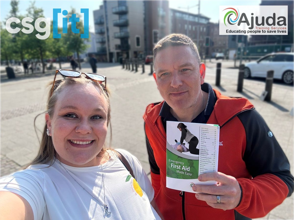 csgIT's tweet photo. 👏 A big thank you to @ajuda_training for their continued support with first aid training at CSG.

Thank you for helping us continue to keep our staff safe and well – we really appreciate your ongoing partnership. 💙🩹

#CSG #CSGintheCommunity #Ajuda https://t.co/jeGxo25nno