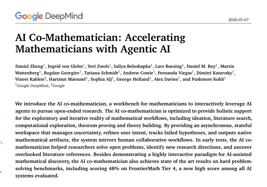 🚨 google deepmind's new AI helped resolve a math problem that's been ...
