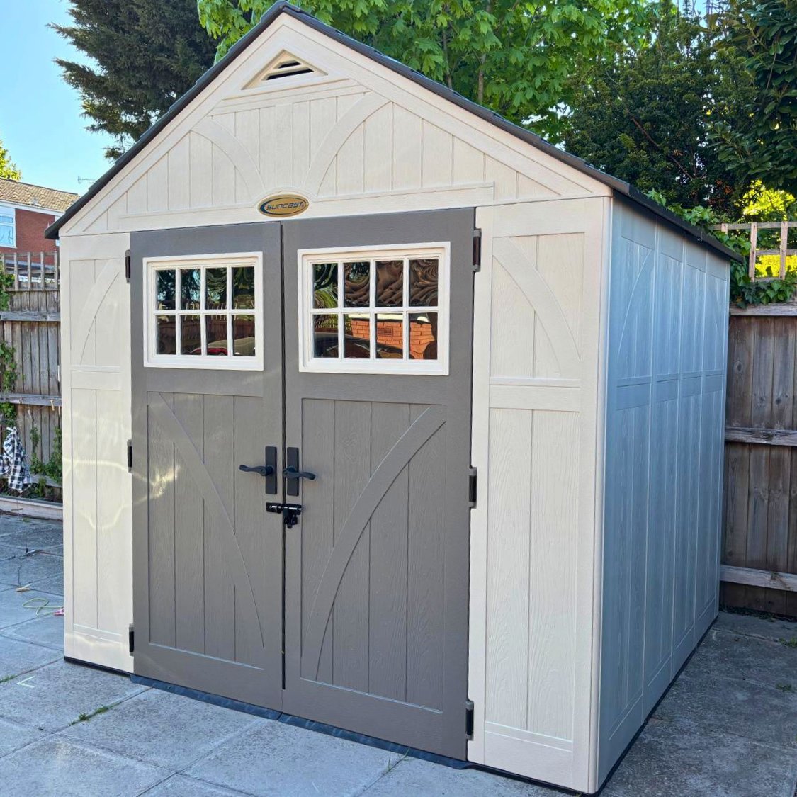 jgardensupplies's tweet photo. 🏡 New shed days are the best days!
Here are 4 of our latest installations — stylish metal sheds and practical plastic sheds, now ready for our customers to enjoy.
Which style would you choose… metal or plastic? 👀
#ShedGoals #MetalStorage #PlasticStorage #OutdoorLiving #Shed https://t.co/9l8jdVJORq