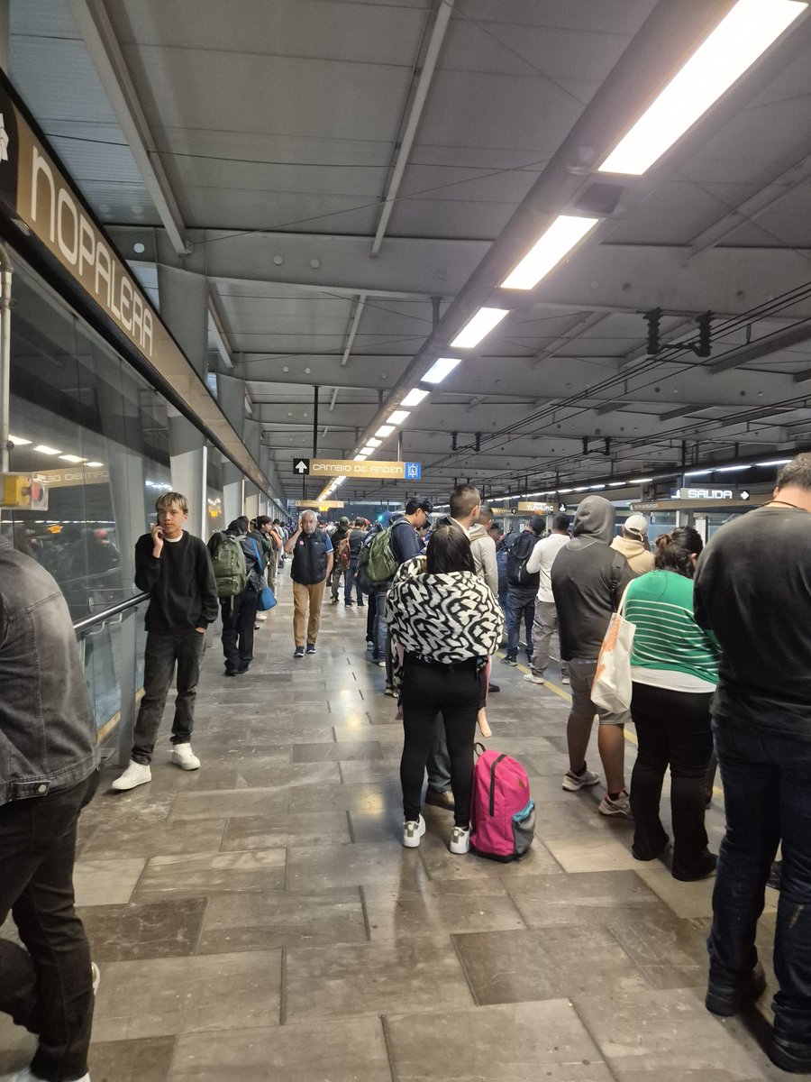 David_dhgunam's tweet photo. @MetroCDMX Que pasa con la linea 12? No pasan los trenes y la gente se está acumulando https://t.co/Nysq1PP1yq